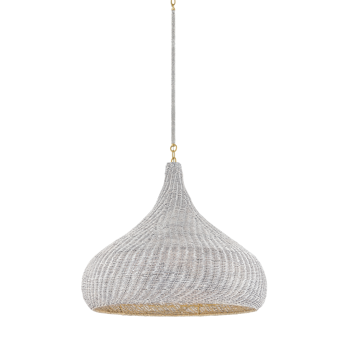 Hudson Valley Lighting Hampstead AGED BRASS 28W x 24.25H Pendant