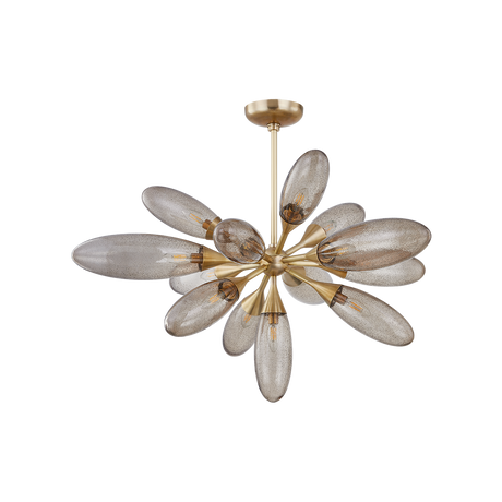 Corbett Lighting Cordoba VINTAGE BRASS 39.5W x 22.25H Chandelier