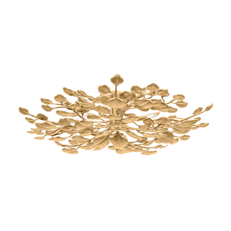 Corbett Lighting Menorca VINTAGE GOLD LEAF 50W x 11H Semi-Flush Mount