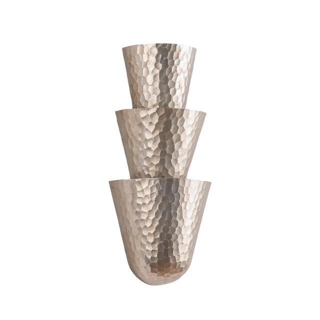 Corbett Lighting Bucharest WARM SILVER LEAF 8.25W x 18H Wall Sconce