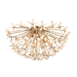 Corbett Lighting Corfu Ivory Coco 30W x 15.25H Semi-Flush Mount