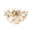 Corbett Lighting Corfu Ivory Coco 20W x 10.75H Semi-Flush Mount