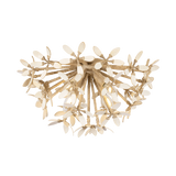 Corbett Lighting Corfu Ivory Coco 20W x 10.75H Semi-Flush Mount