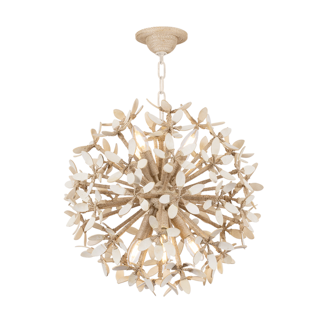 Corbett Lighting Corfu Ivory Coco 20W x 19.5H Chandelier
