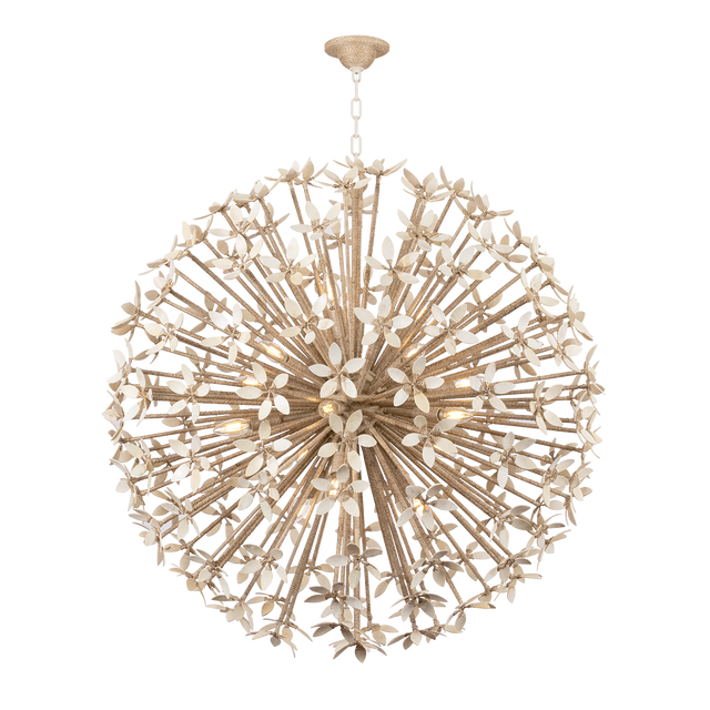 Corbett Lighting Corfu Ivory Coco 40W x 39.75H Chandelier