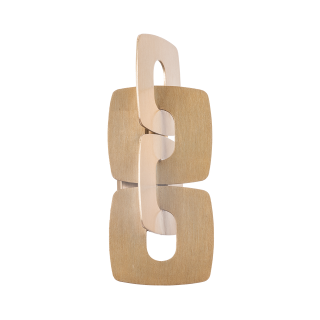 Corbett Lighting Trentino STRIA GOLD LEAF 7.25W x 20H Wall Sconce