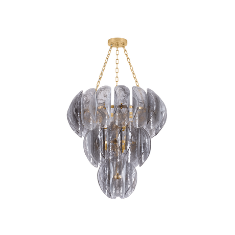 Corbett Lighting Anatase VINTAGE GOLD LEAF 33.5W x 34.75H Chandelier