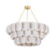 Hudson Valley Lighting AMALFI VINTAGE GOLD LEAF 41W x 18.5H Chandelier