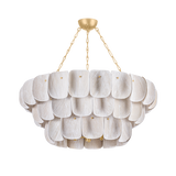 Hudson Valley Lighting AMALFI VINTAGE GOLD LEAF 41W x 18.5H Chandelier