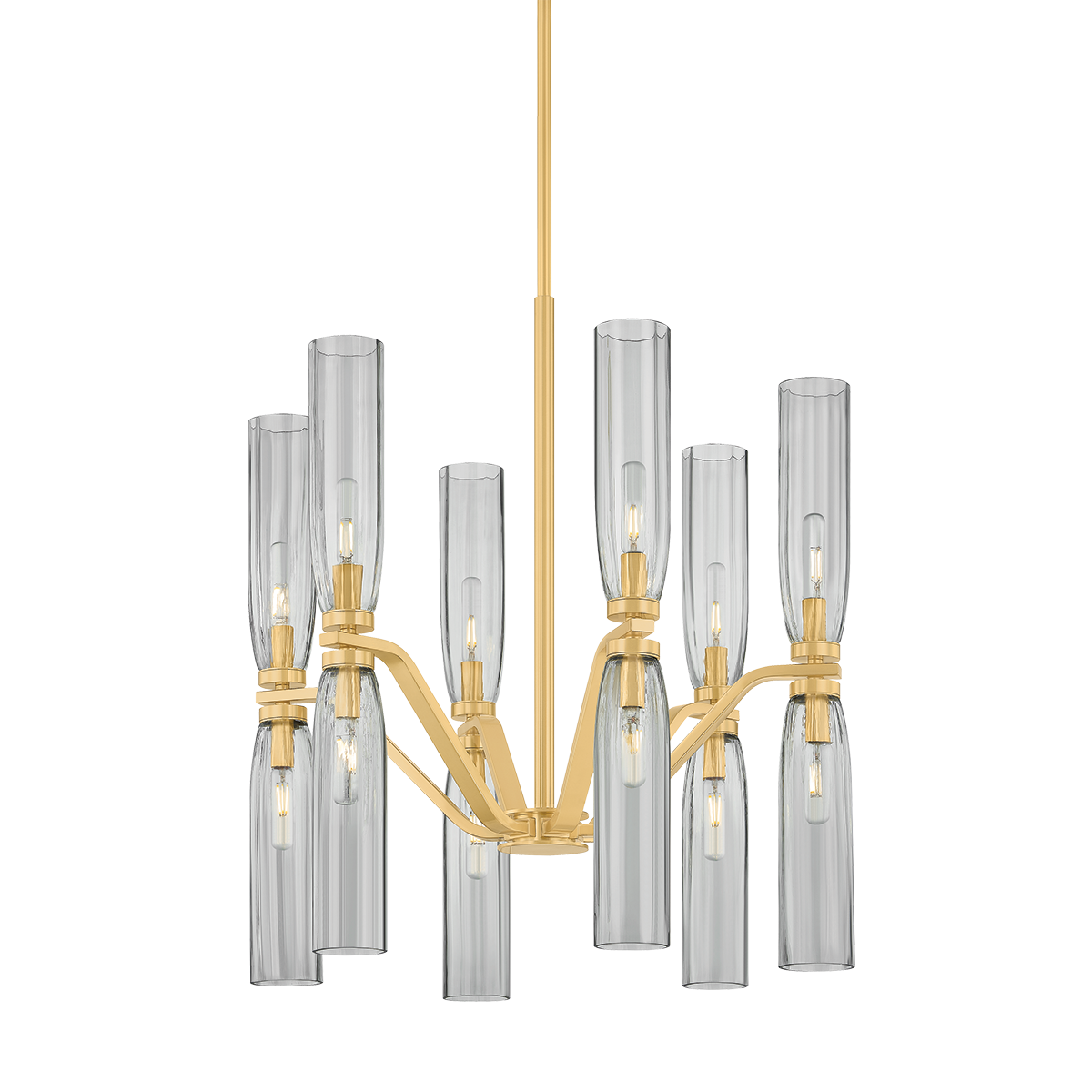 Hudson Valley Lighting Harpswell AGED BRASS 25W x 28.25H Chandelier