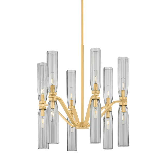 Hudson Valley Lighting Harpswell AGED BRASS 25W x 28.25H Chandelier
