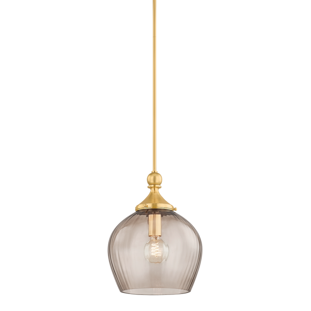 Hudson Valley Lighting Chatton AGED BRASS 12W x 15.5H Pendant