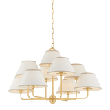 Hudson Valley Lighting Durland AGED BRASS 40.5W x 25H Chandelier