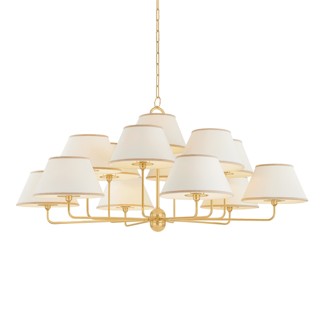 Hudson Valley Lighting Durland AGED BRASS 55W x 25.75H Chandelier