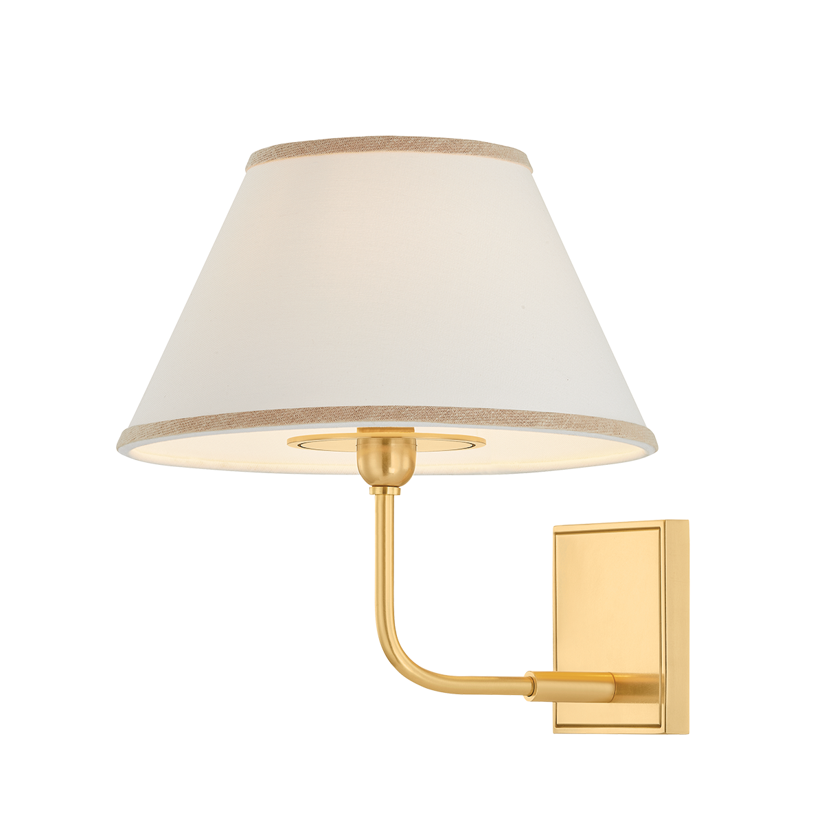 Hudson Valley Lighting Durland AGED BRASS 10.5W x 11.25H Wall Sconce