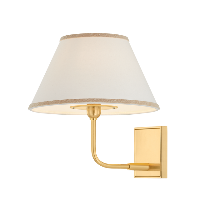Hudson Valley Lighting Durland AGED BRASS 10.5W x 11.25H Wall Sconce