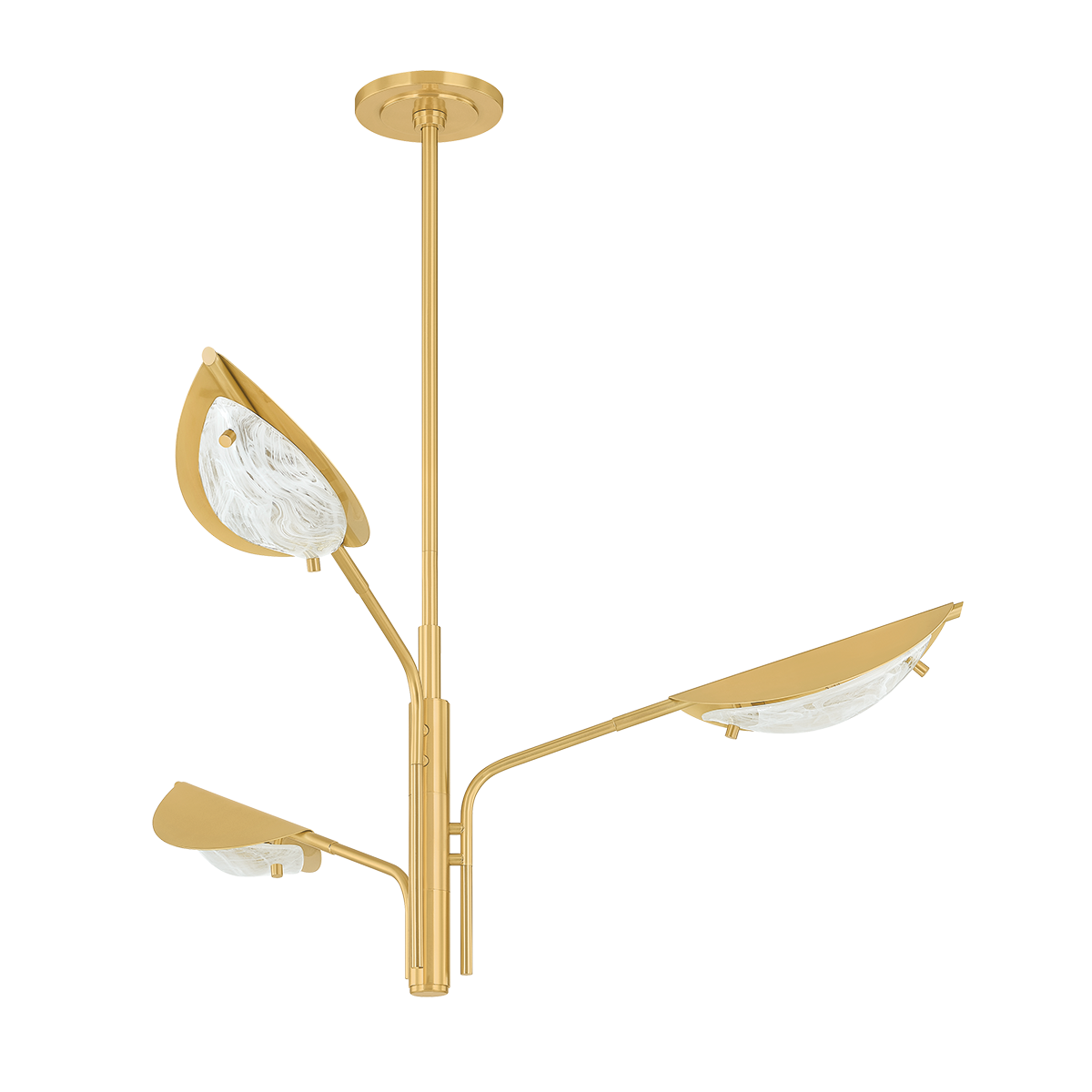 Hudson Valley Lighting Levin AGED BRASS 40W x 18.5H Chandelier