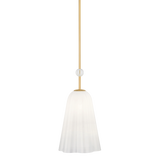 Hudson Valley Lighting Cambria Heights AGED BRASS 10.25W x 19.5H Pendant