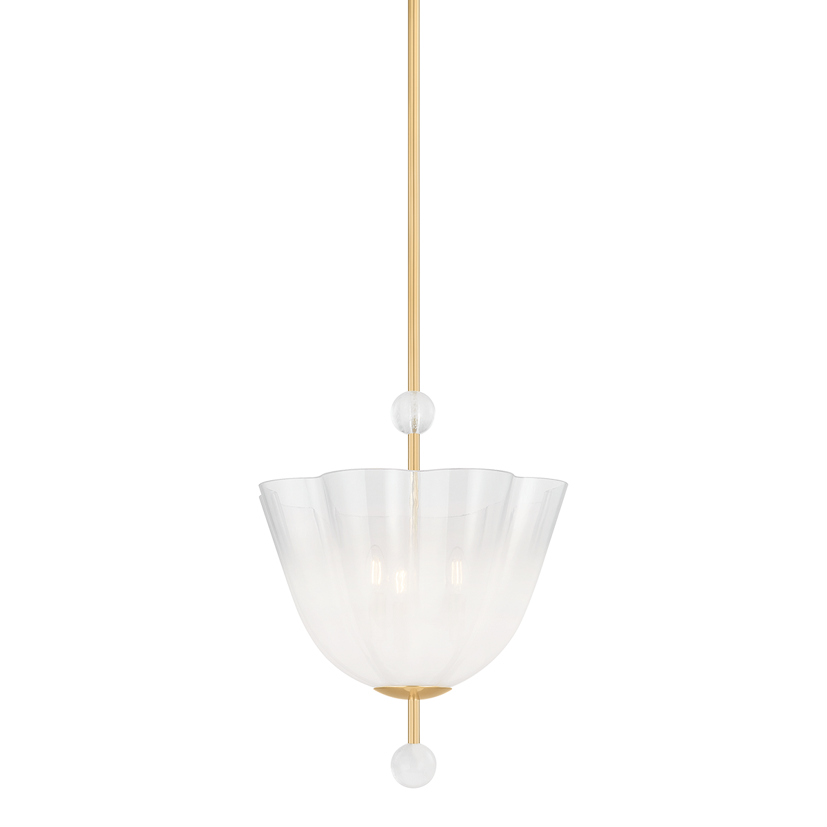 Hudson Valley Lighting Cambria Heights AGED BRASS 17W x 21H Candleholder