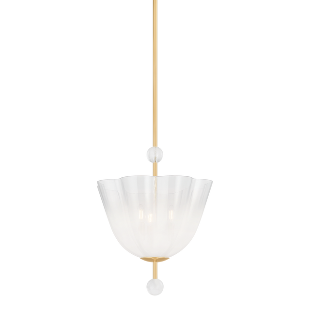 Hudson Valley Lighting Cambria Heights AGED BRASS 17W x 21H Candleholder