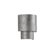 Hudson Valley Lighting Moray BLACK SILVER LEAF 7.75W x 9.25H Wall Sconce