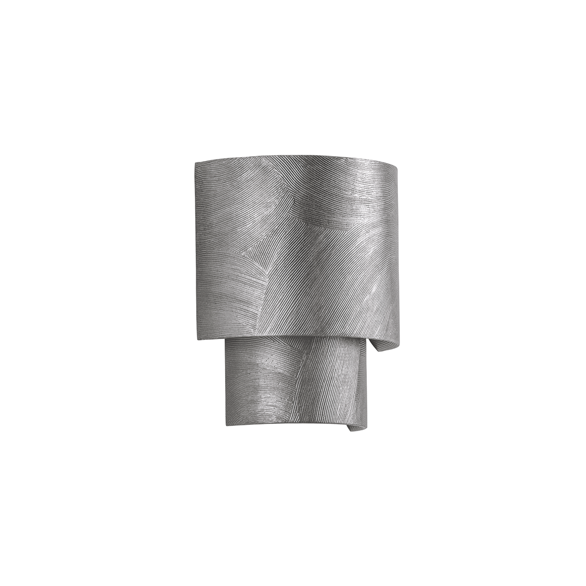 Hudson Valley Lighting Moray BLACK SILVER LEAF 7.75W x 9.25H Wall Sconce