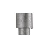 Hudson Valley Lighting Moray BLACK SILVER LEAF 7.75W x 9.25H Wall Sconce