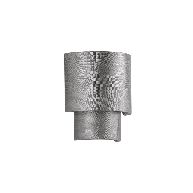 Hudson Valley Lighting Moray BLACK SILVER LEAF 7.75W x 9.25H Wall Sconce