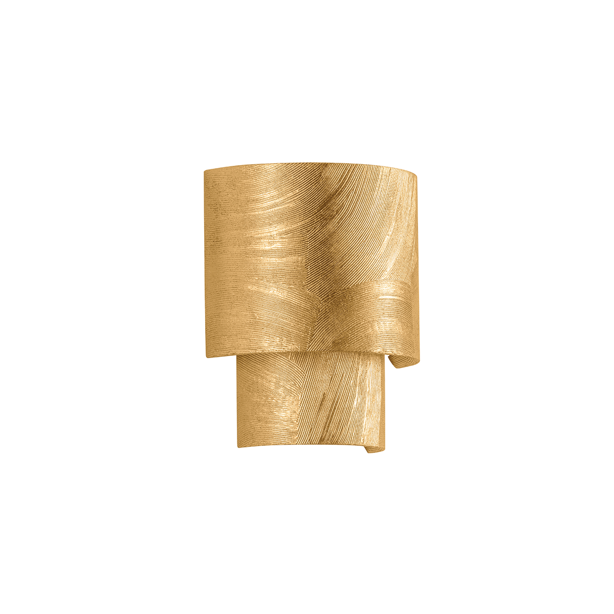 Hudson Valley Lighting Moray VINTAGE GOLD LEAF 7.75W x 9.25H Wall Sconce