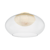 Hudson Valley Lighting Moore AGED BRASS 17W x 9H Flush Mount