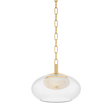 Hudson Valley Lighting Moore AGED BRASS 12W x 10H Pendant