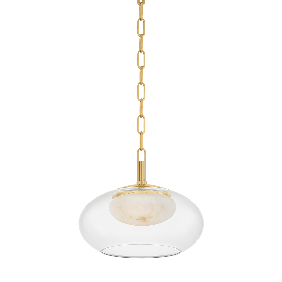 Hudson Valley Lighting Moore AGED BRASS 12W x 10H Pendant