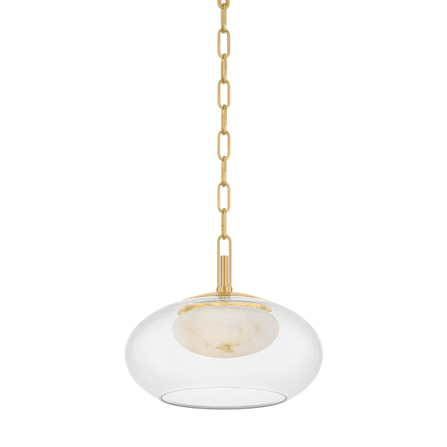 Hudson Valley Lighting Moore AGED BRASS 12W x 10H Pendant