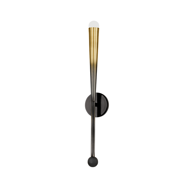 Hudson Valley Lighting Adley GRADIENT BRASS 4.75W x 27.5H Wall Sconce