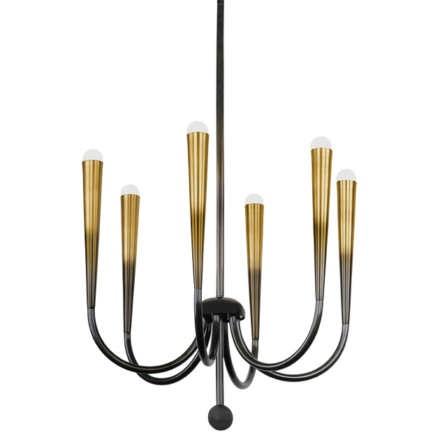 Hudson Valley Lighting Adley GRADIENT BRASS 26.5W x 26.5H Chandelier