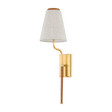 Hudson Valley Lighting Sullivan AGED BRASS 7W x 25.25H Wall Sconce