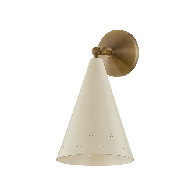 Hudson Valley Lighting Pawley HISTORIC BRONZE/SOFT SAND 7W x 12.75H Wall Sconce
