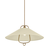 Hudson Valley Lighting Pawley HISTORIC BRONZE/SOFT SAND 23.5W x 13H Pendant