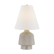 Hudson Valley Lighting King AGED BRASS/CERAMIC COCCON 15.75W x 28.25H Table Lamp