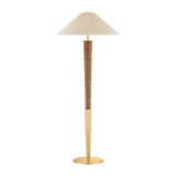 Hudson Valley Lighting Bohicket AGED BRASS 28W x 67.5H Floor Lamp