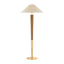 Hudson Valley Lighting Bohicket AGED BRASS 28W x 67.5H Floor Lamp