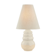Hudson Valley Lighting Tybee AGED BRASS/CERAMIC ELEMENTAL WHITE 15.75W x 30H Table Lamp