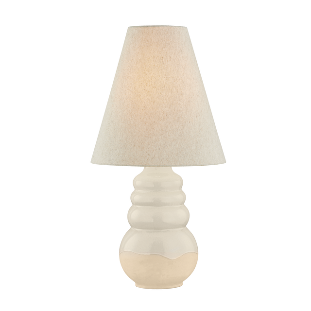 Hudson Valley Lighting Tybee AGED BRASS/CERAMIC ELEMENTAL WHITE 15.75W x 30H Table Lamp