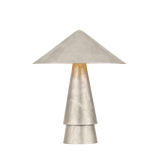 Hudson Valley Lighting Foxton WARM SILVER LEAF 18W x 22H Table Lamp