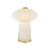 Hudson Valley Lighting Fords AGED BRASS 10.25W x 13.75H Table Lamp