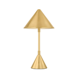 Hudson Valley Lighting SALMA AGED BRASS 7.75W x 14.5H Table Lamp