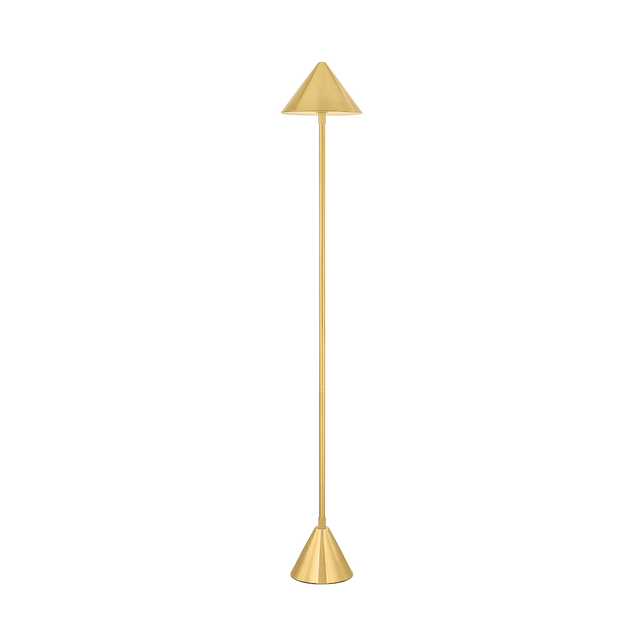 Hudson Valley Lighting SALMA AGED BRASS 7.75W x 49H Floor Lamp