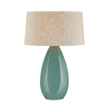 Hudson Valley Lighting Colwyn AGED BRASS/CERAMIC CELADON WASH 20W x 29.5H Table Lamp