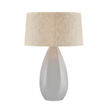 Hudson Valley Lighting Colwyn AGED BRASS/CERAMIC DOVE WHITE 20W x 29.5H Table Lamp