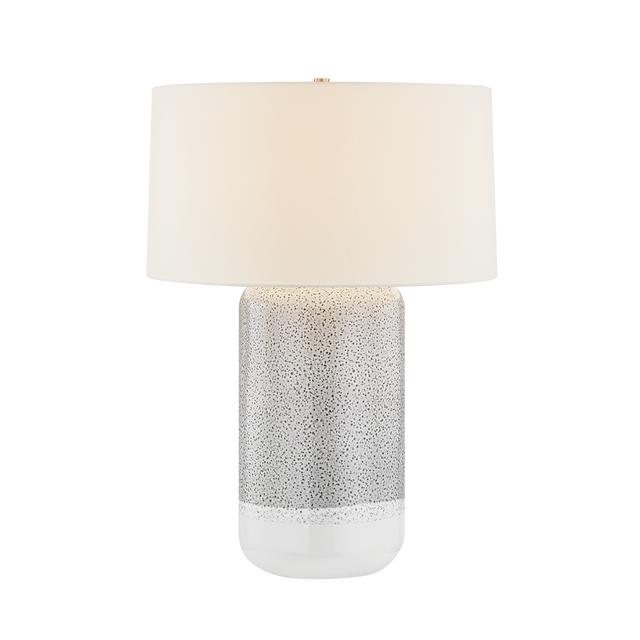 Hudson Valley Lighting WASHINGTONVILLE AGED BRASS/CERAMIC BLUE SHORE 22.5W x 31.25H Table Lamp